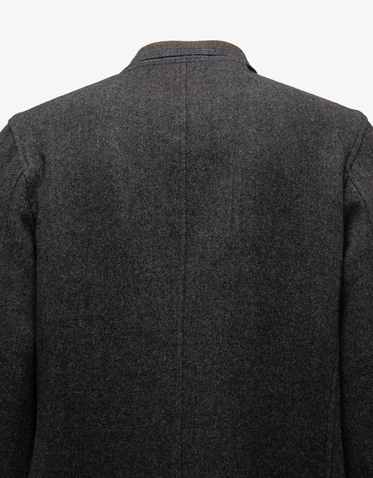 Y's Yohji Yamamoto Grey Wool Overcoat MJ-J07-103