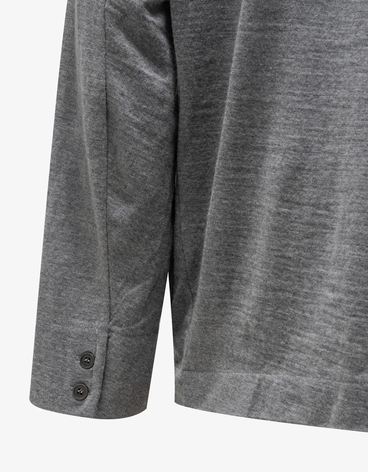 Yohji Yamamoto Light Grey Jersey Cardigan HN-T43-161