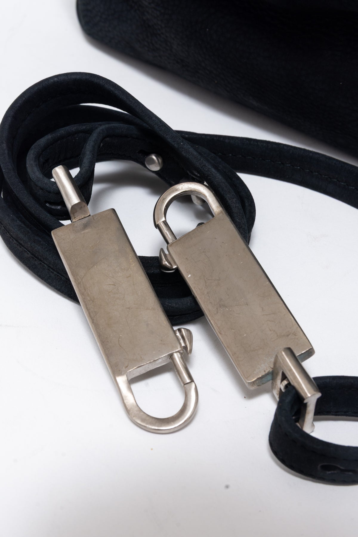 Rick Owens "Dirt" S/S 18 Archival Calfskin & Lambskin Borsa In Pelle Shoulder Bag