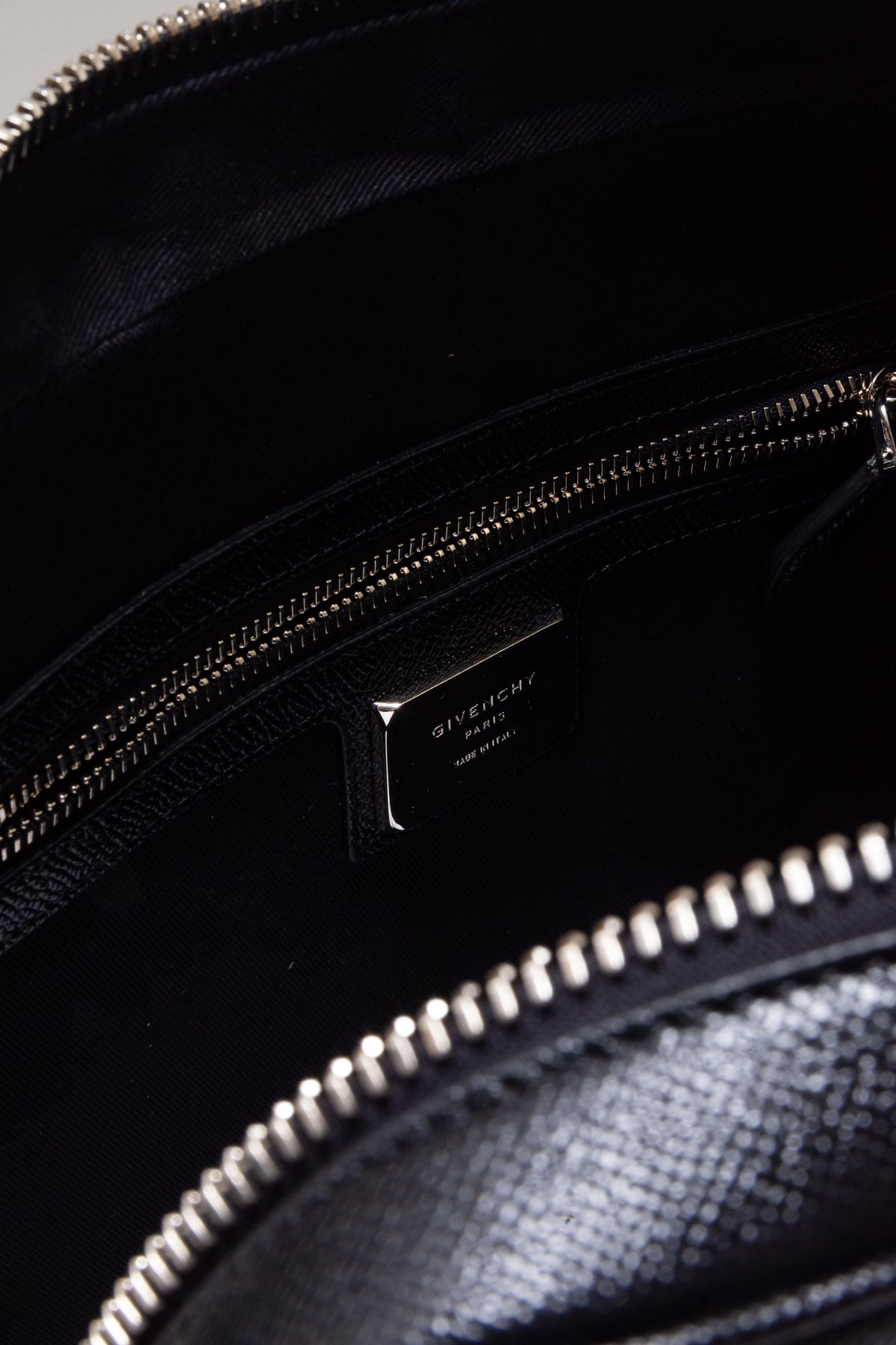 Black Leather Briefcase with Shoulder Strap