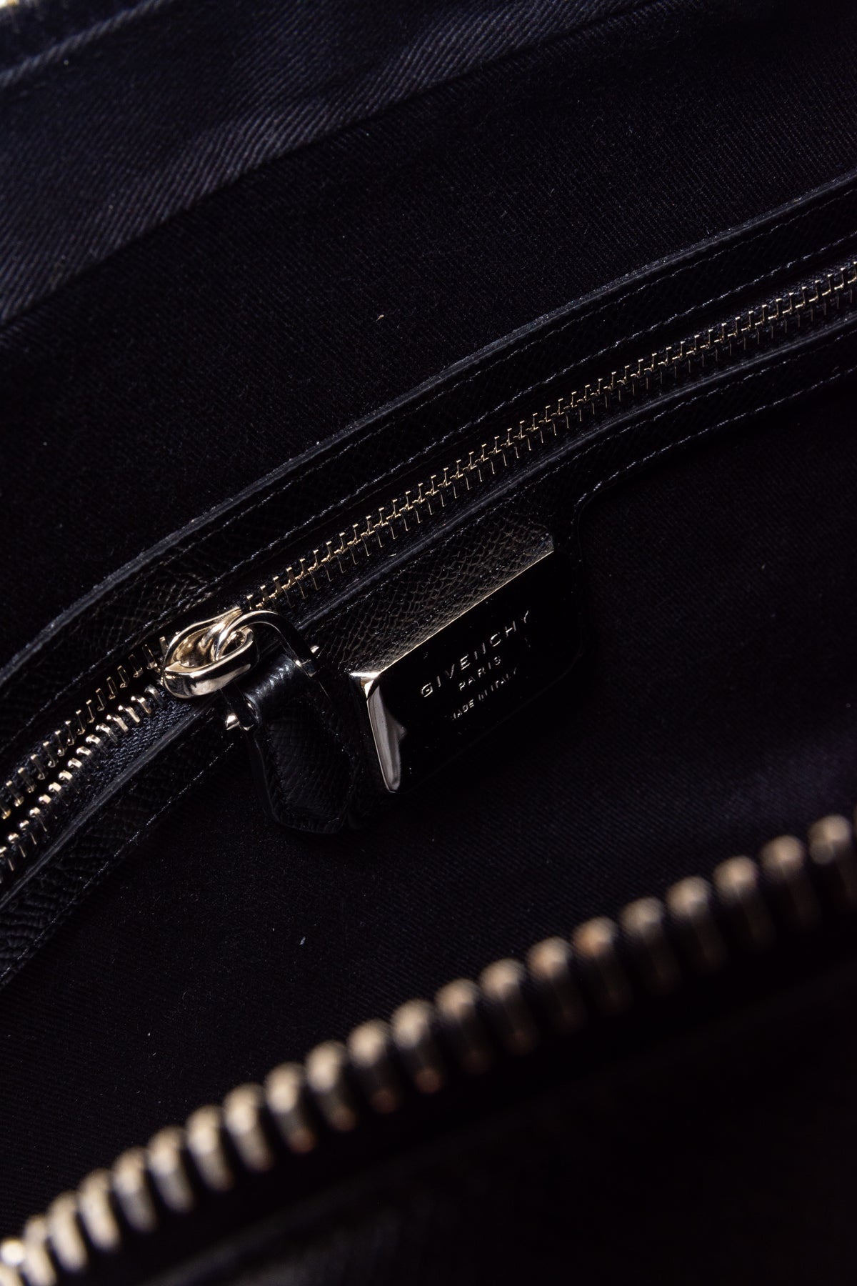 Black Leather Briefcase with Shoulder Strap