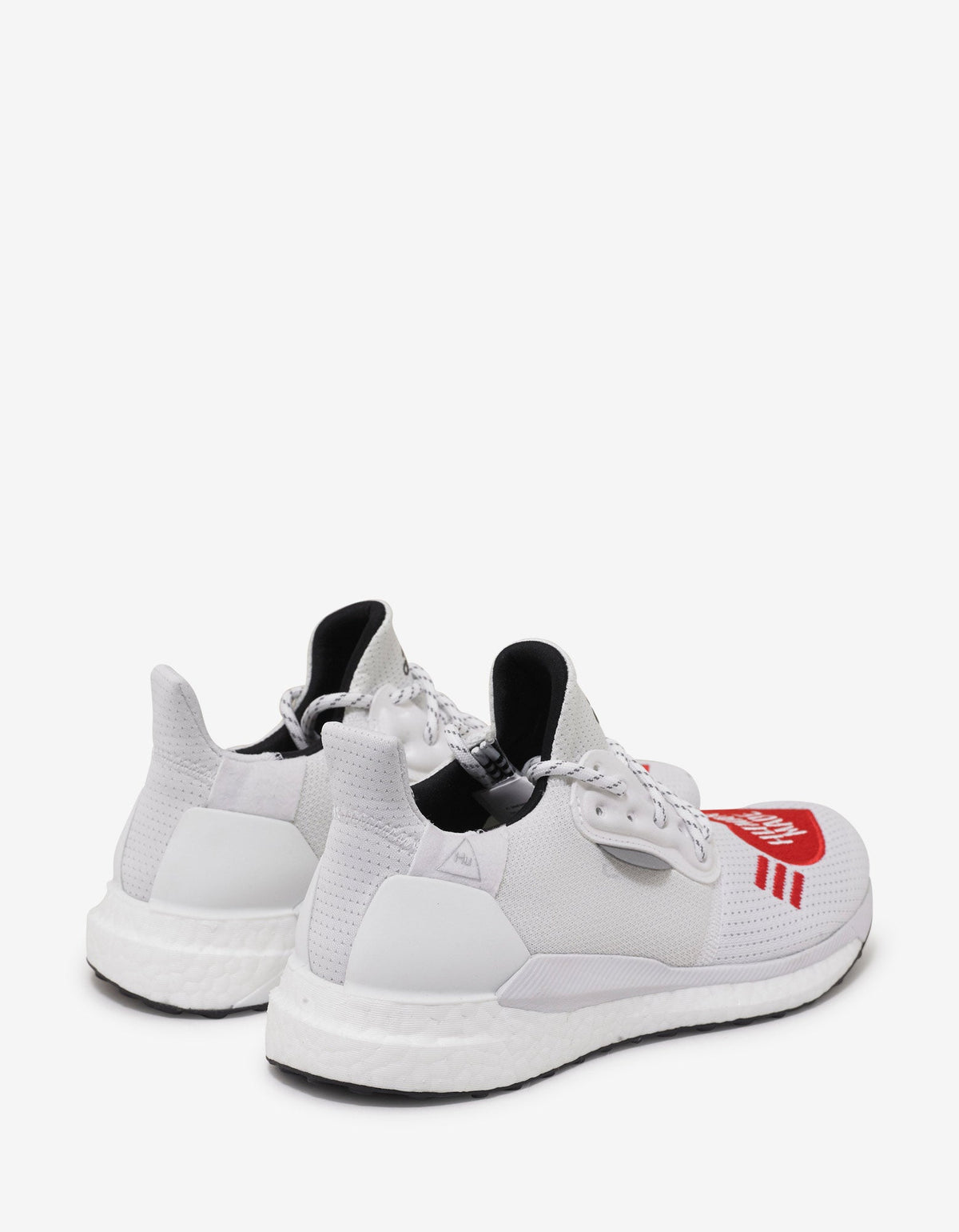 Adidas x Pharrell Williams Solar Hu x Human Made White Trainers