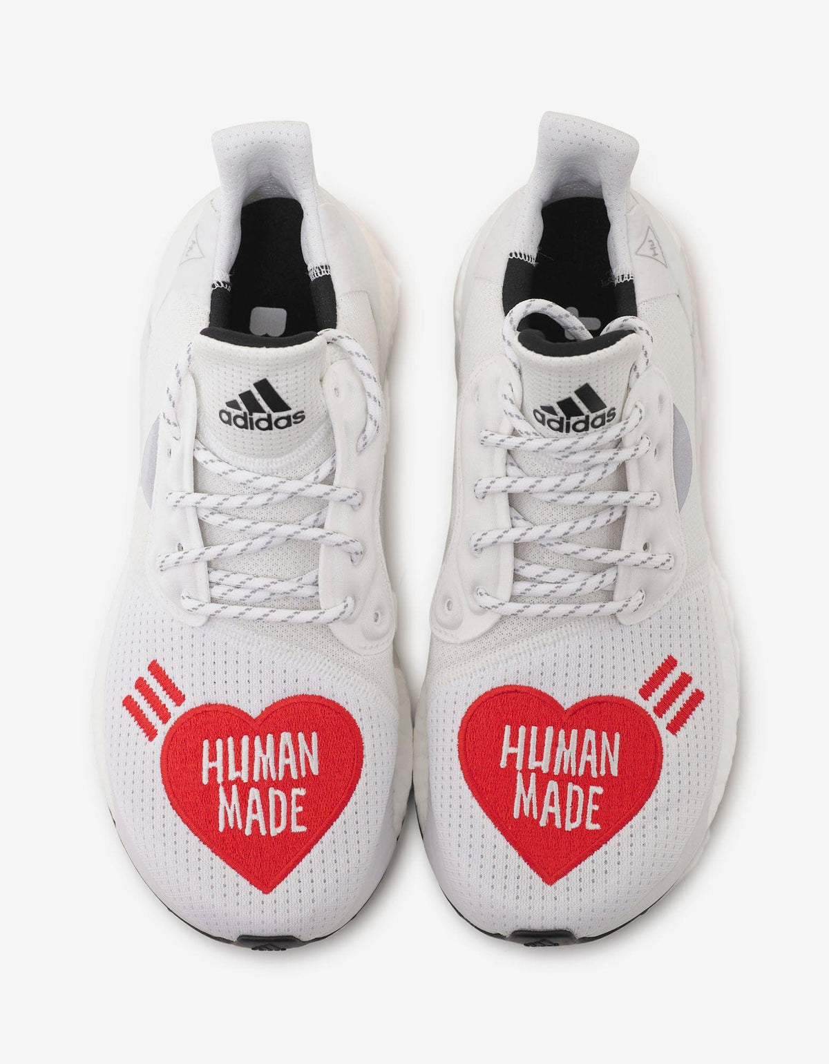 Adidas x Pharrell Williams Solar Hu x Human Made White Trainers
