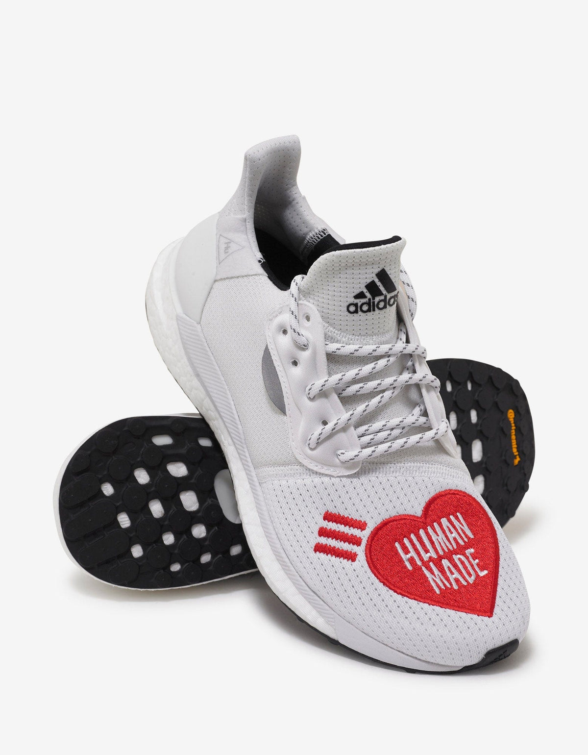 Adidas x Pharrell Williams Solar Hu x Human Made White Trainers