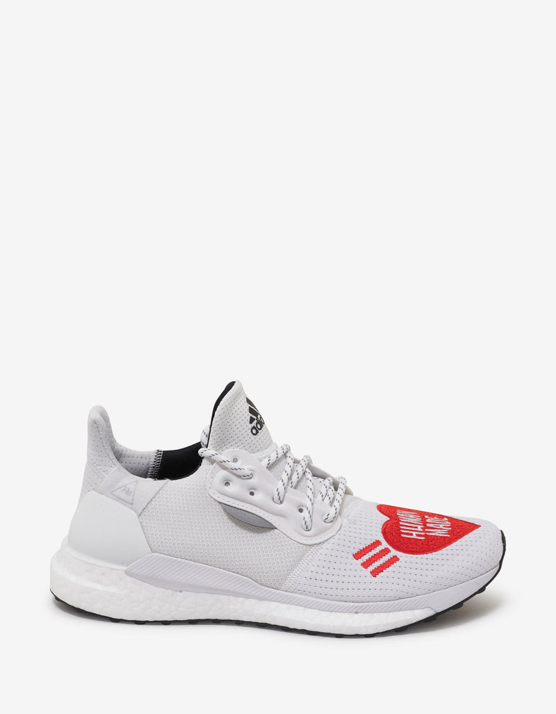 Adidas x Pharrell Williams Solar Hu x Human Made White Trainers