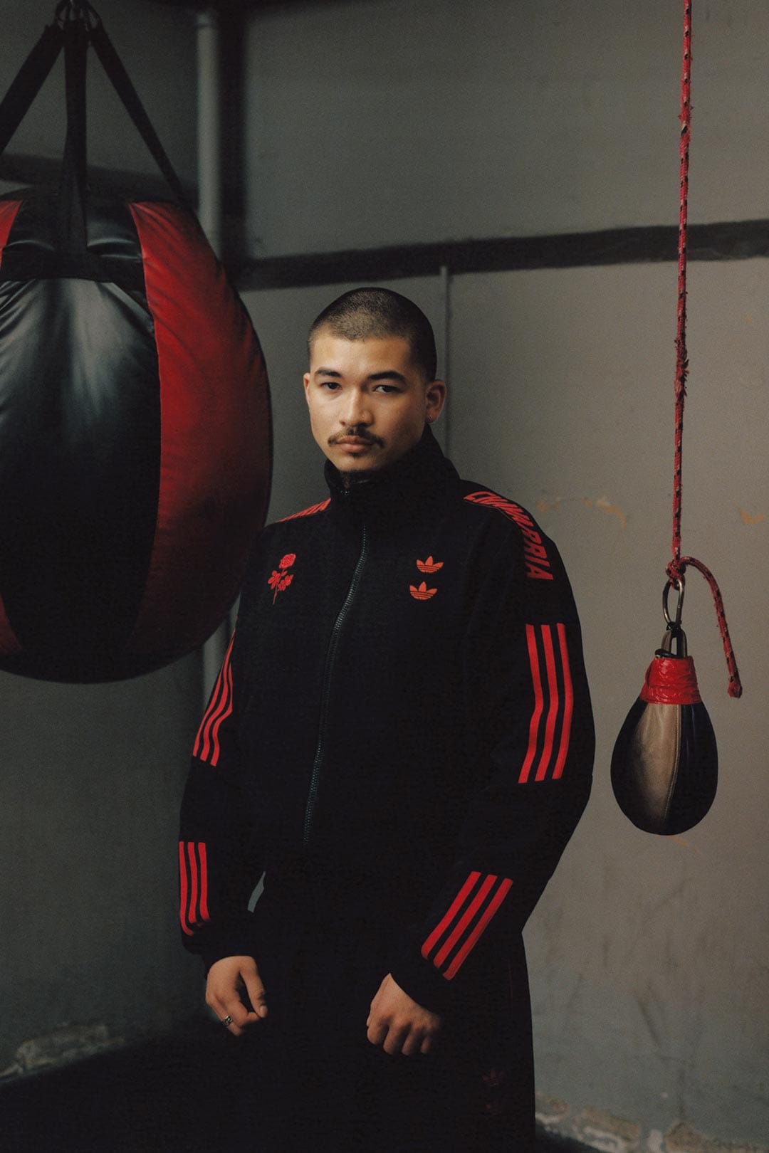 Willy Chavarria x Adidas Black Track Jacket