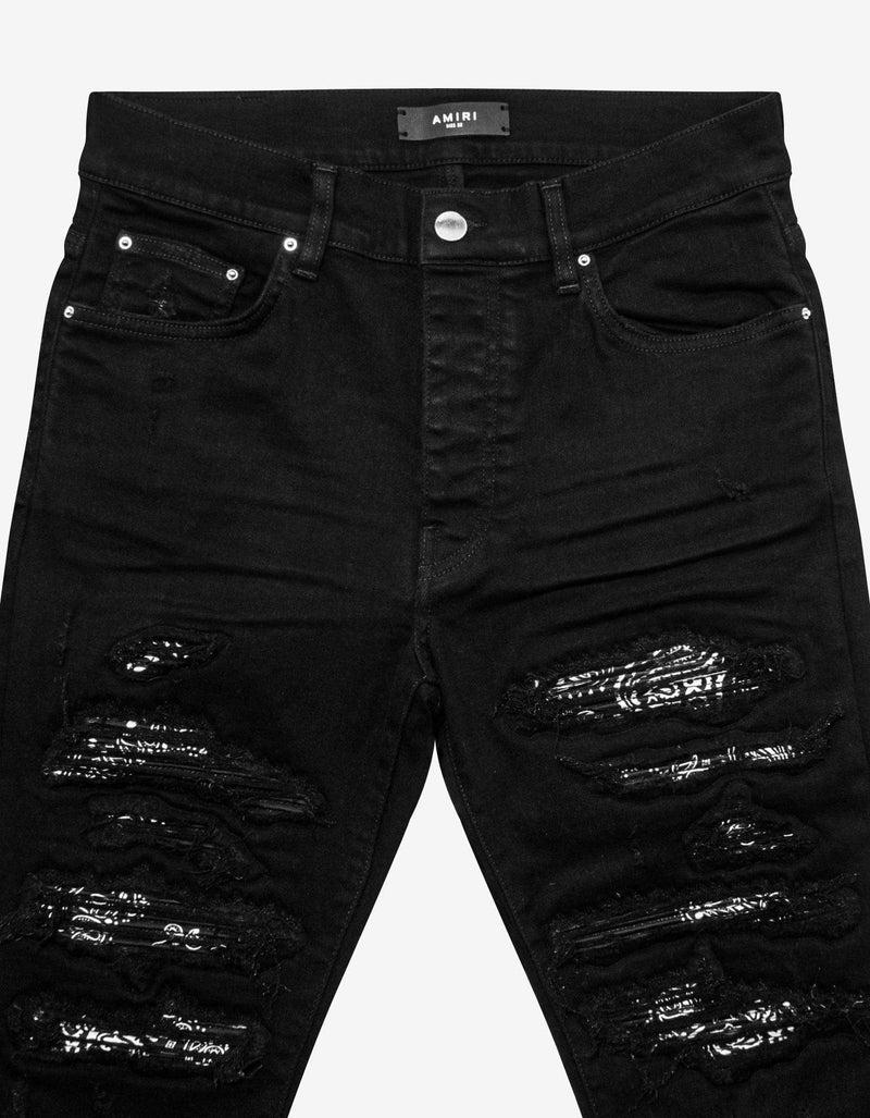 Amiri Amiri Bandana Thrasher Black Jeans