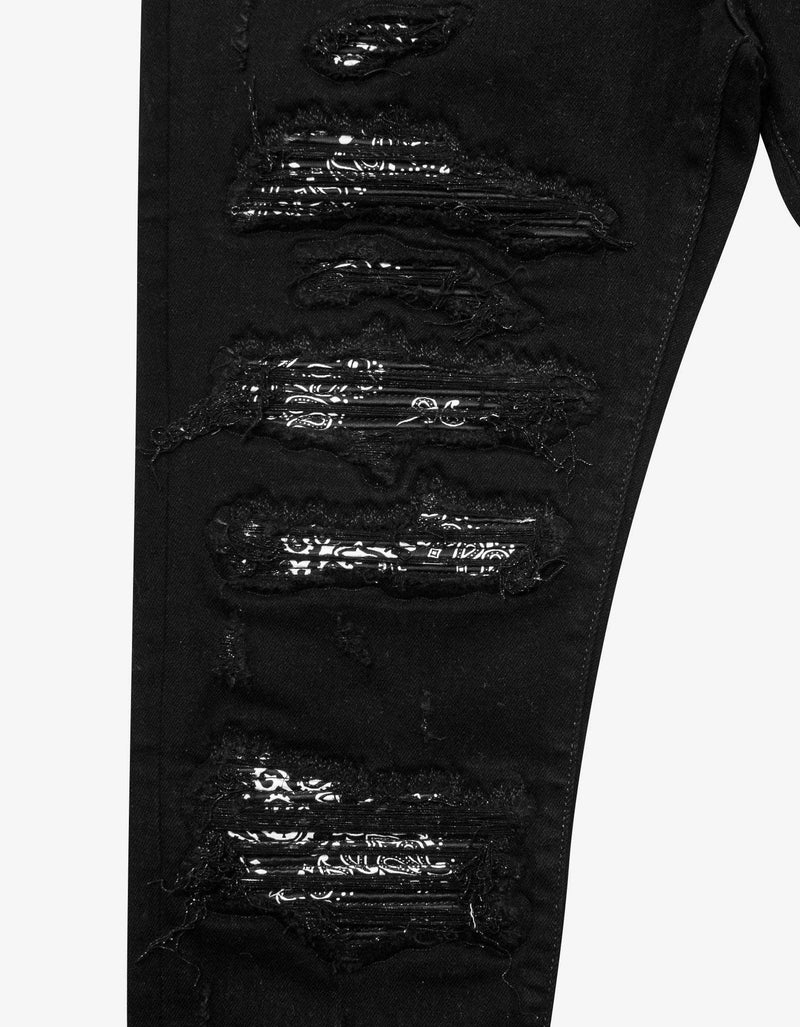 Amiri Amiri Bandana Thrasher Black Jeans