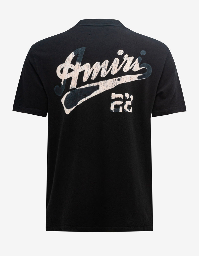 Amiri Amiri Black 22 Logo T-Shirt