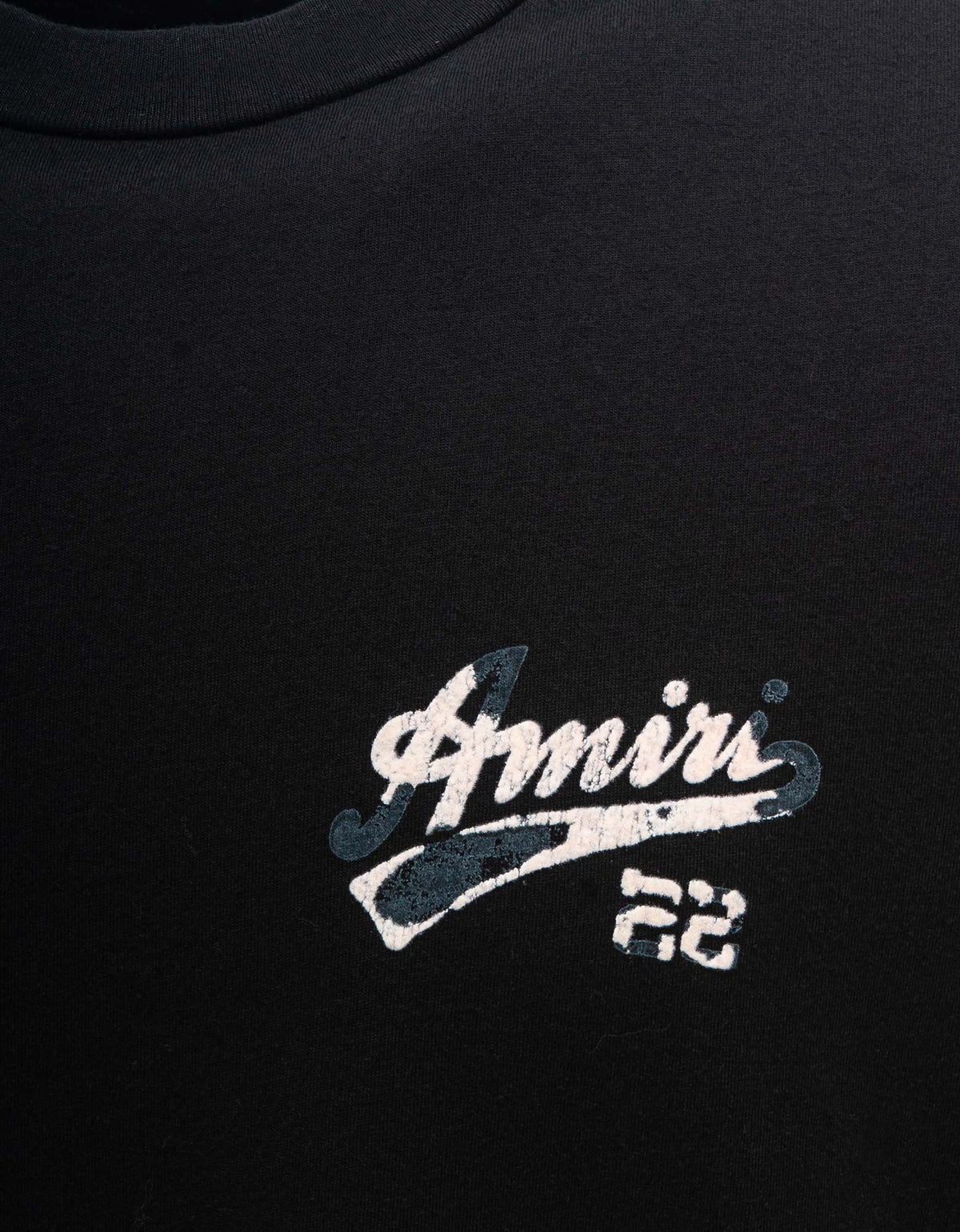 Amiri Amiri Black 22 Logo T-Shirt