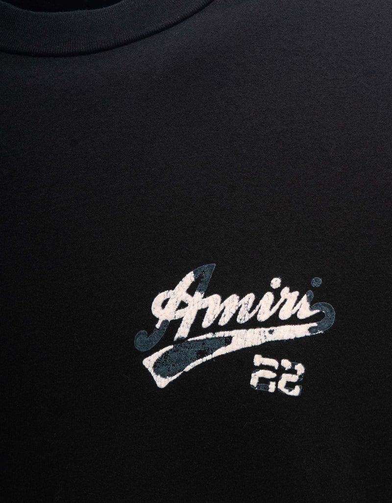 Amiri Amiri Black 22 Logo T-Shirt