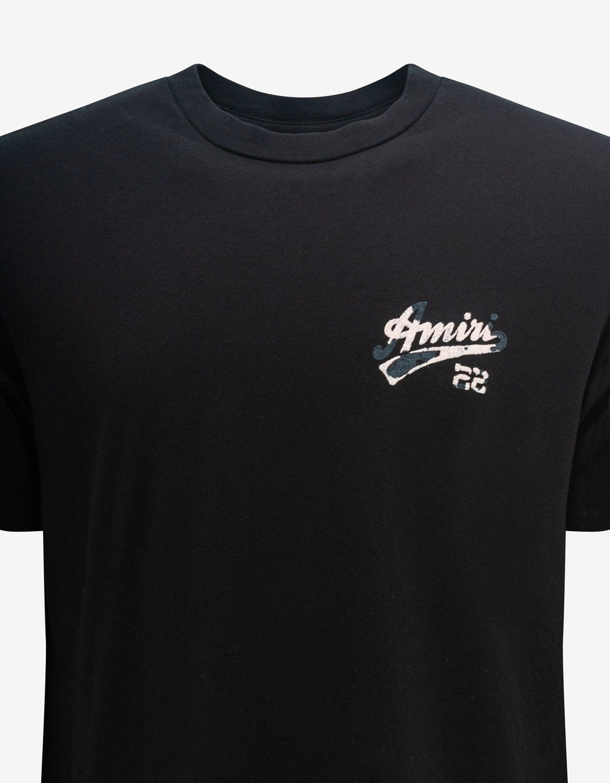 Amiri Amiri Black 22 Logo T-Shirt