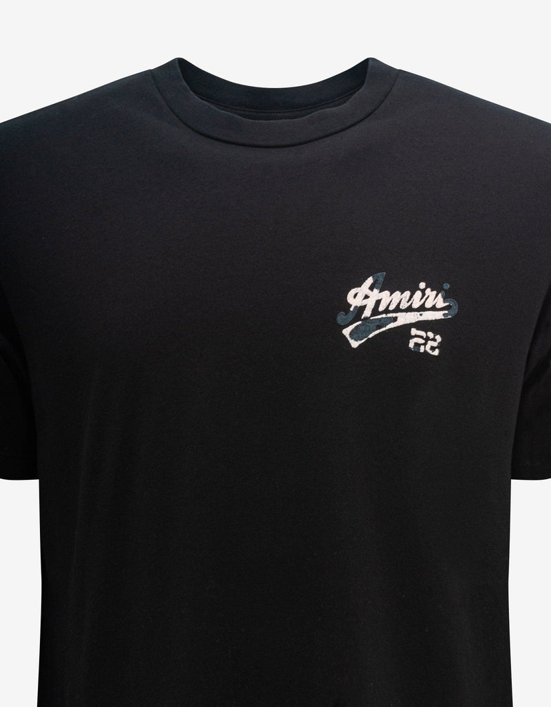 Amiri Amiri Black 22 Logo T-Shirt