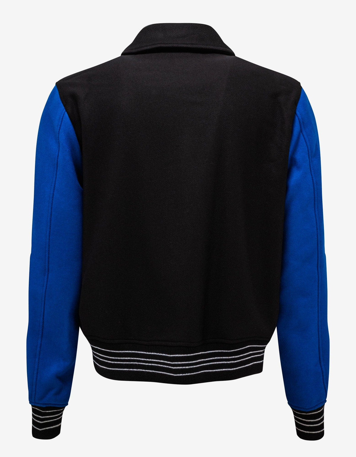 Amiri Amiri Black & Blue Bones Varsity Jacket