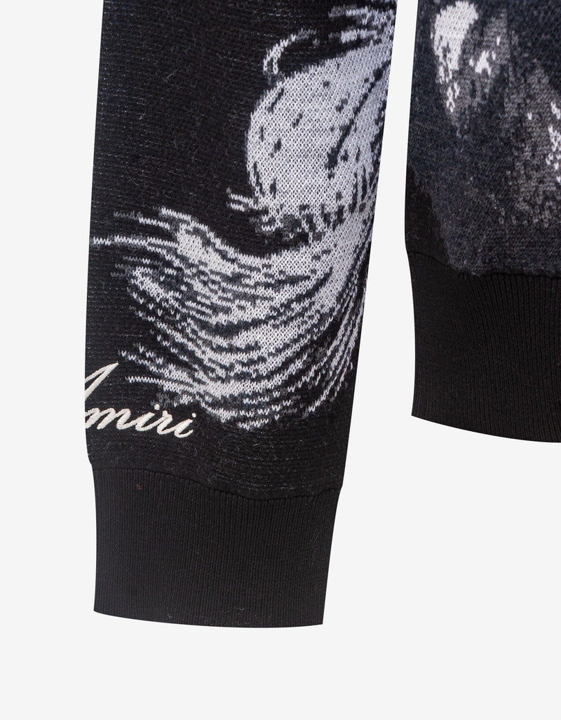 Amiri Amiri Black Pegasus Sweater