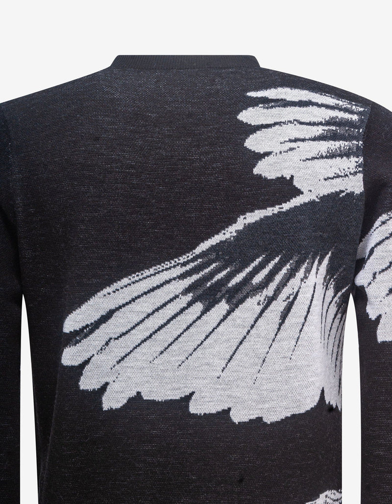 Amiri Amiri Black Pegasus Sweater