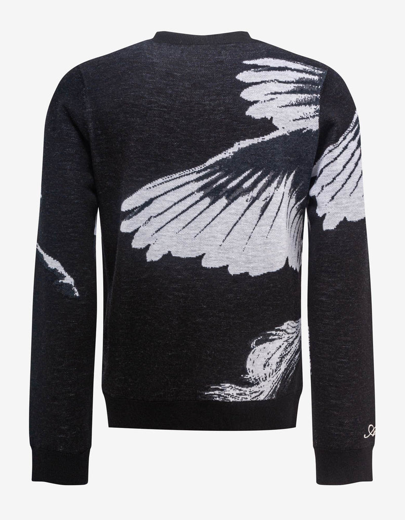 Amiri Amiri Black Pegasus Sweater