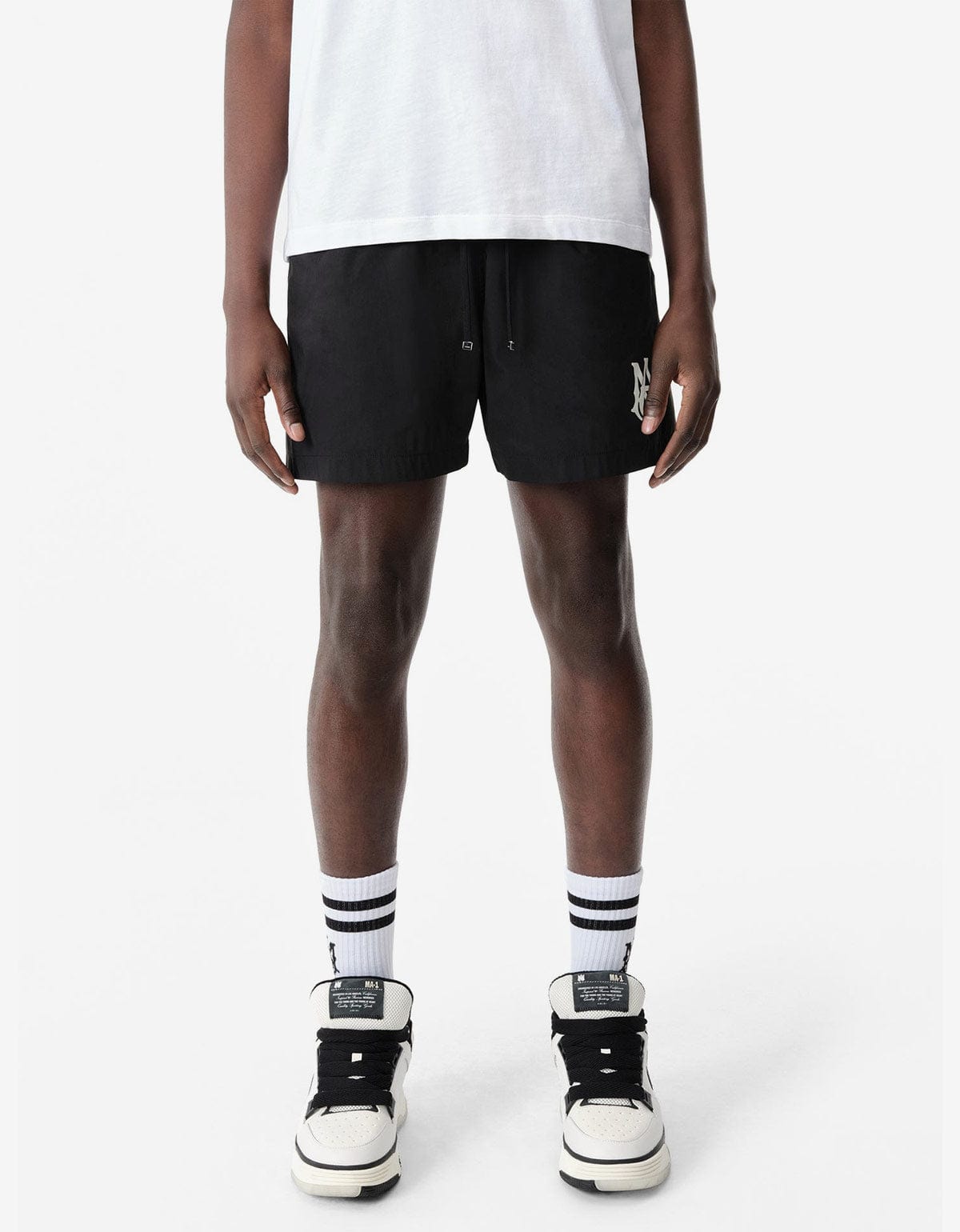 Amiri Amiri MA Core Logo Black Swim Shorts
