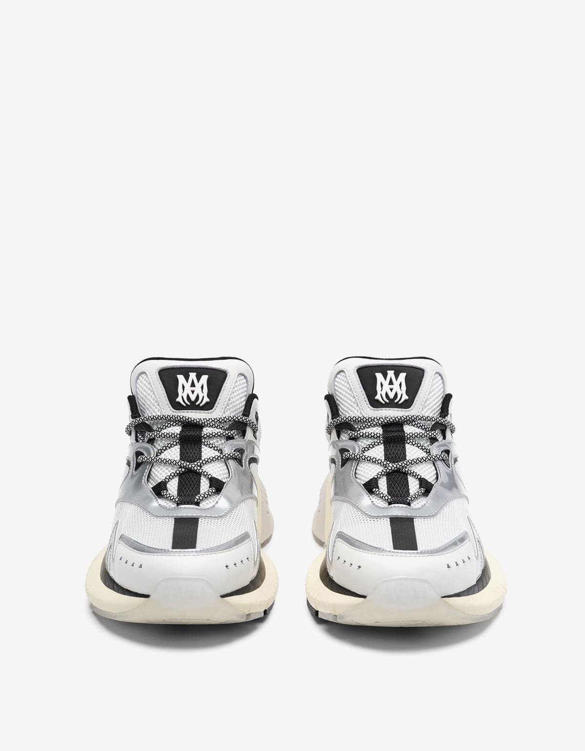 Amiri MA Runner Black & Silver Trainers – Zoo Fashions