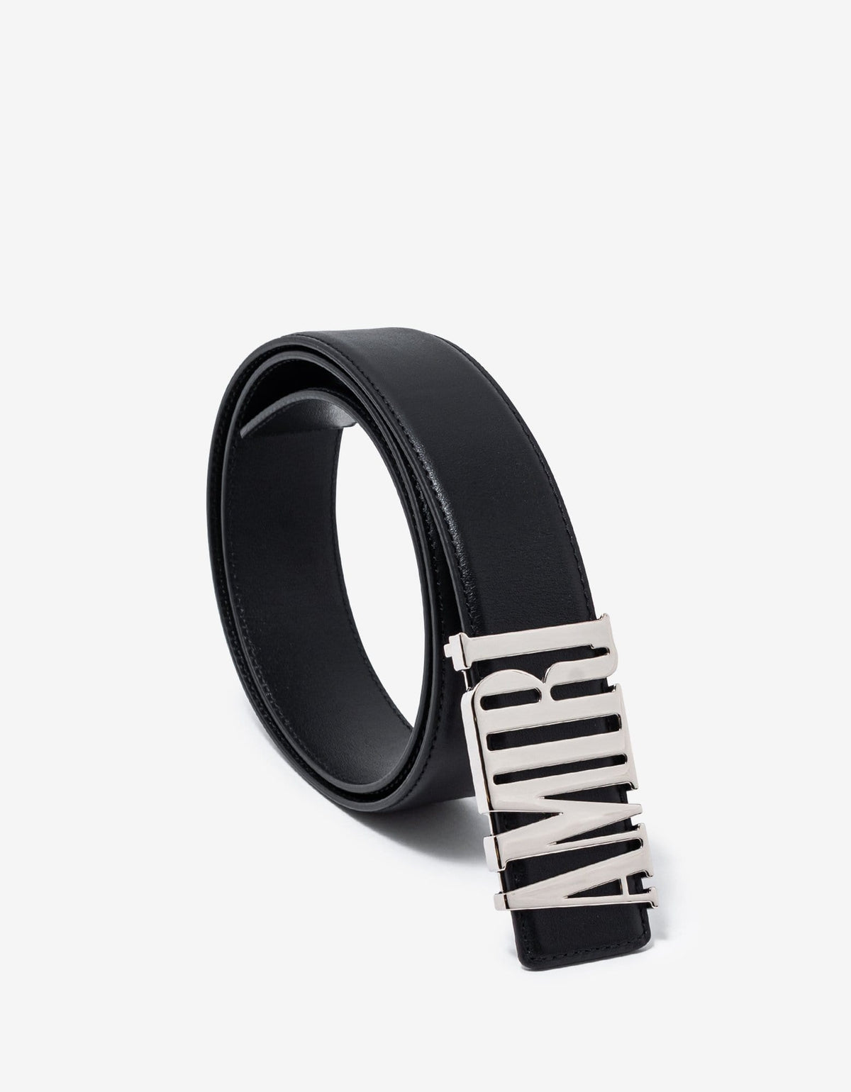 Amiri Black Amiri Core Buckle Leather Belt