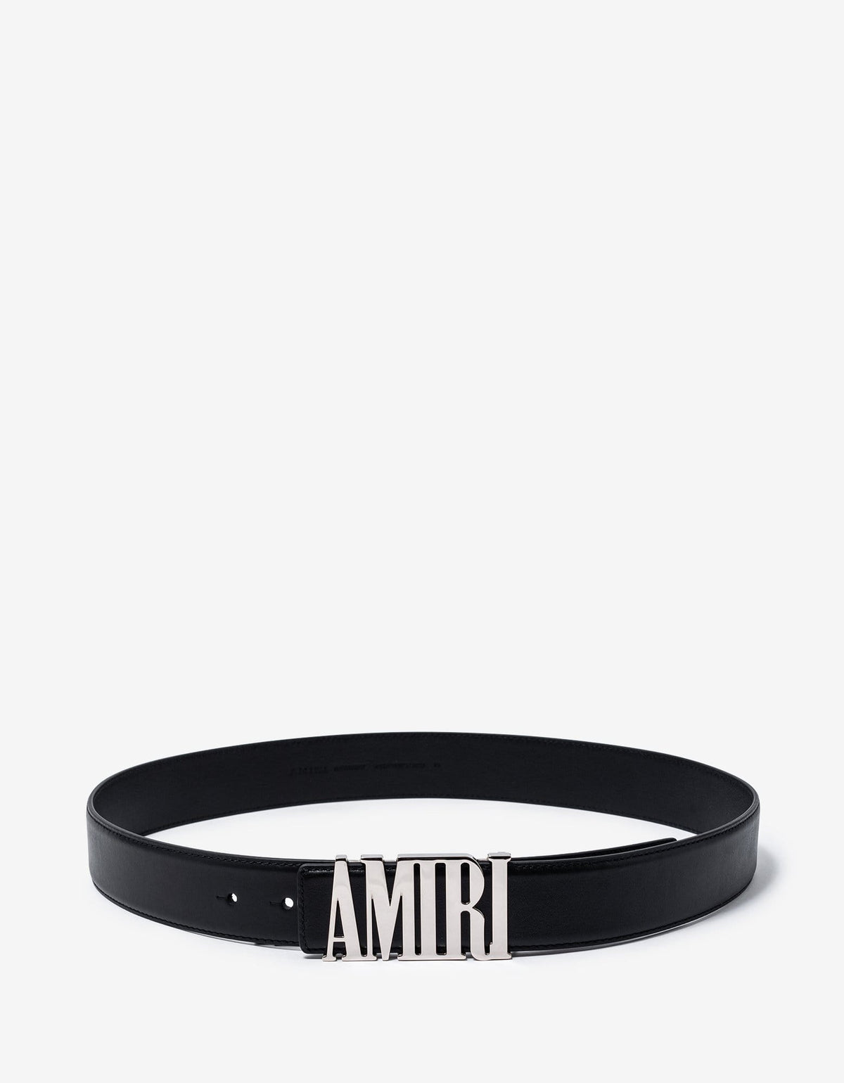 Amiri Black Amiri Core Buckle Leather Belt