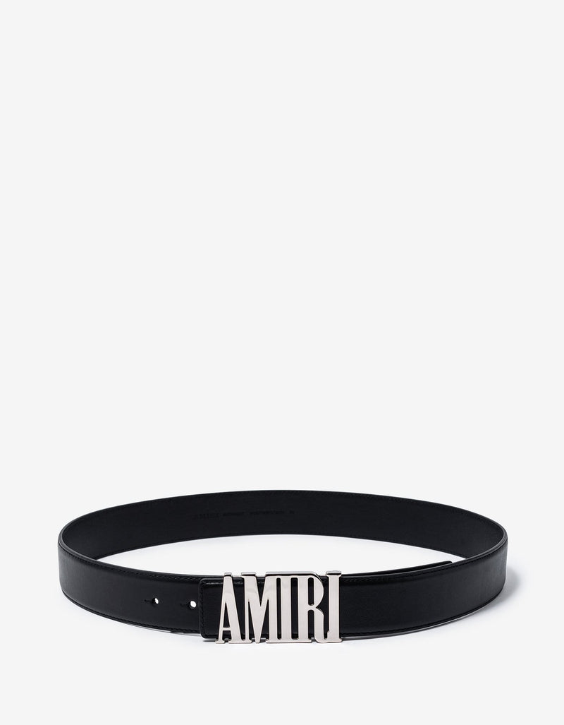 Amiri Black Amiri Core Buckle Leather Belt
