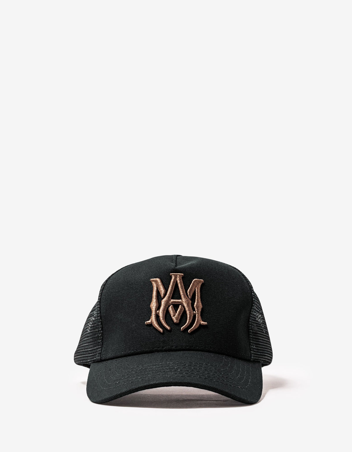 Amiri Black & Brown MA Trucker Hat