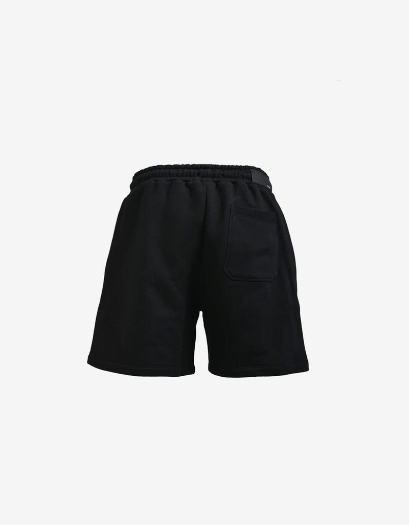 Amiri Black Distressed Logo Shorts