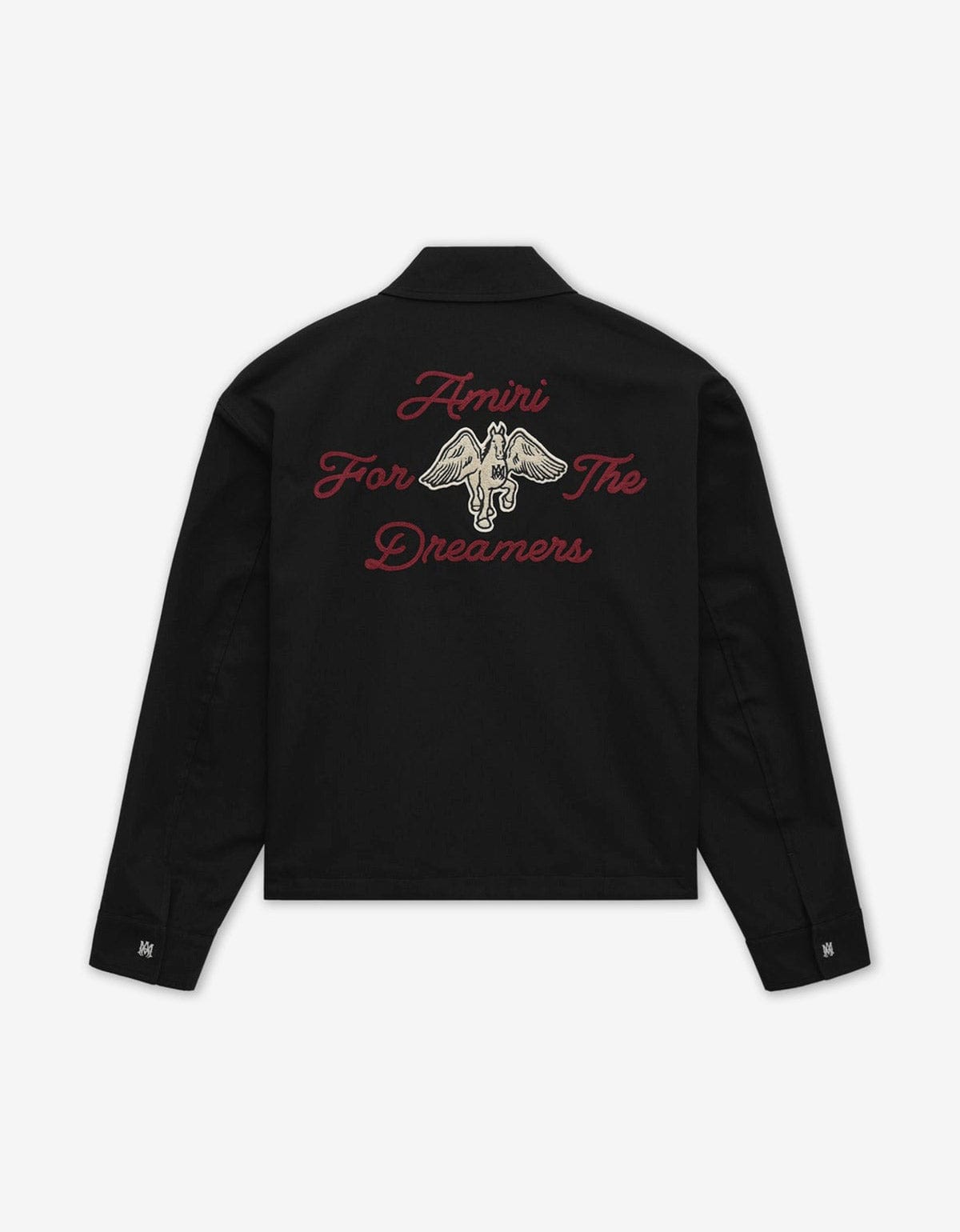Amiri Black Embroidered Dreamers Blouson | Luxury Track Jacket