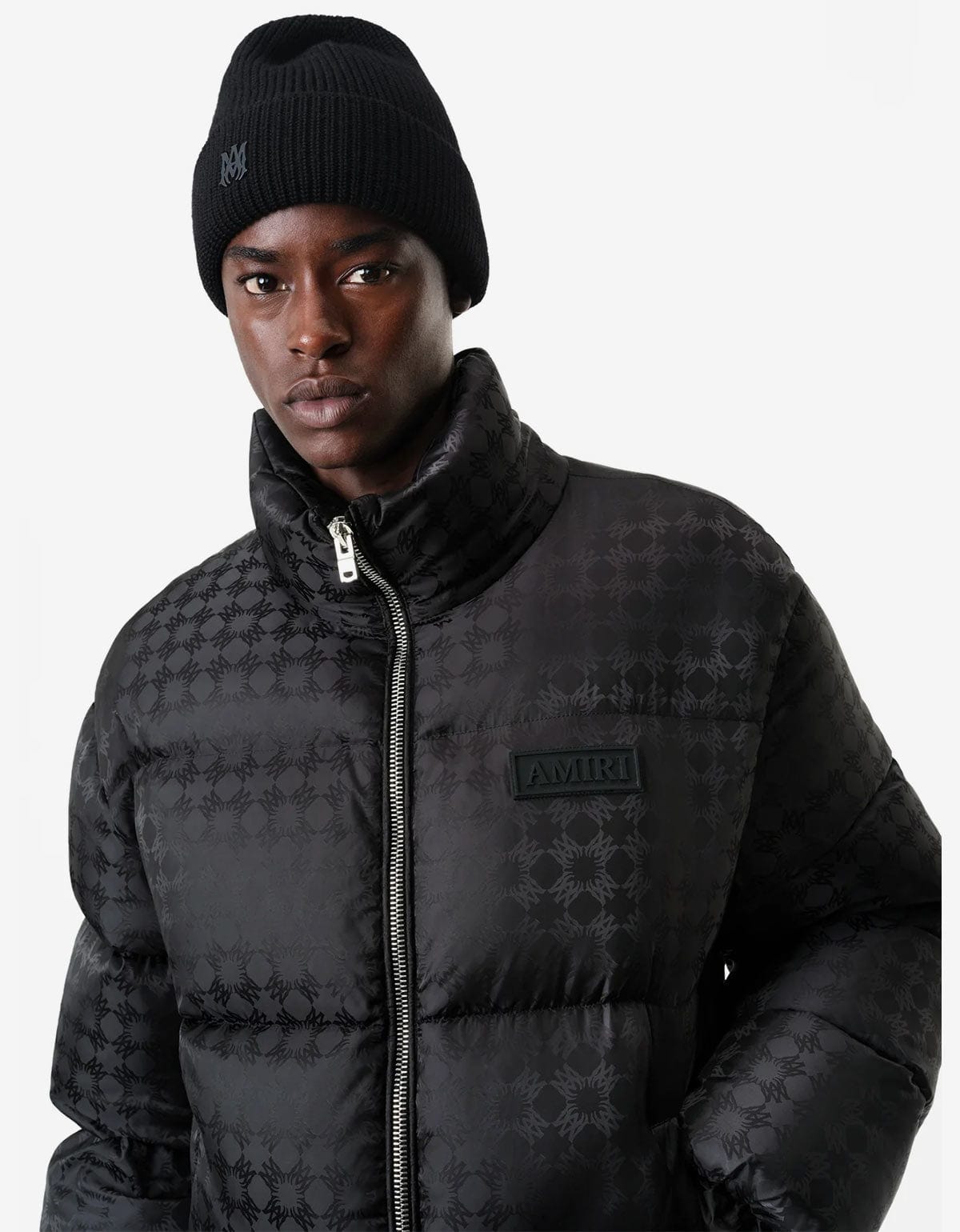 Amiri Black MA Quad Jacquard Down Jacket – Zoo Fashions