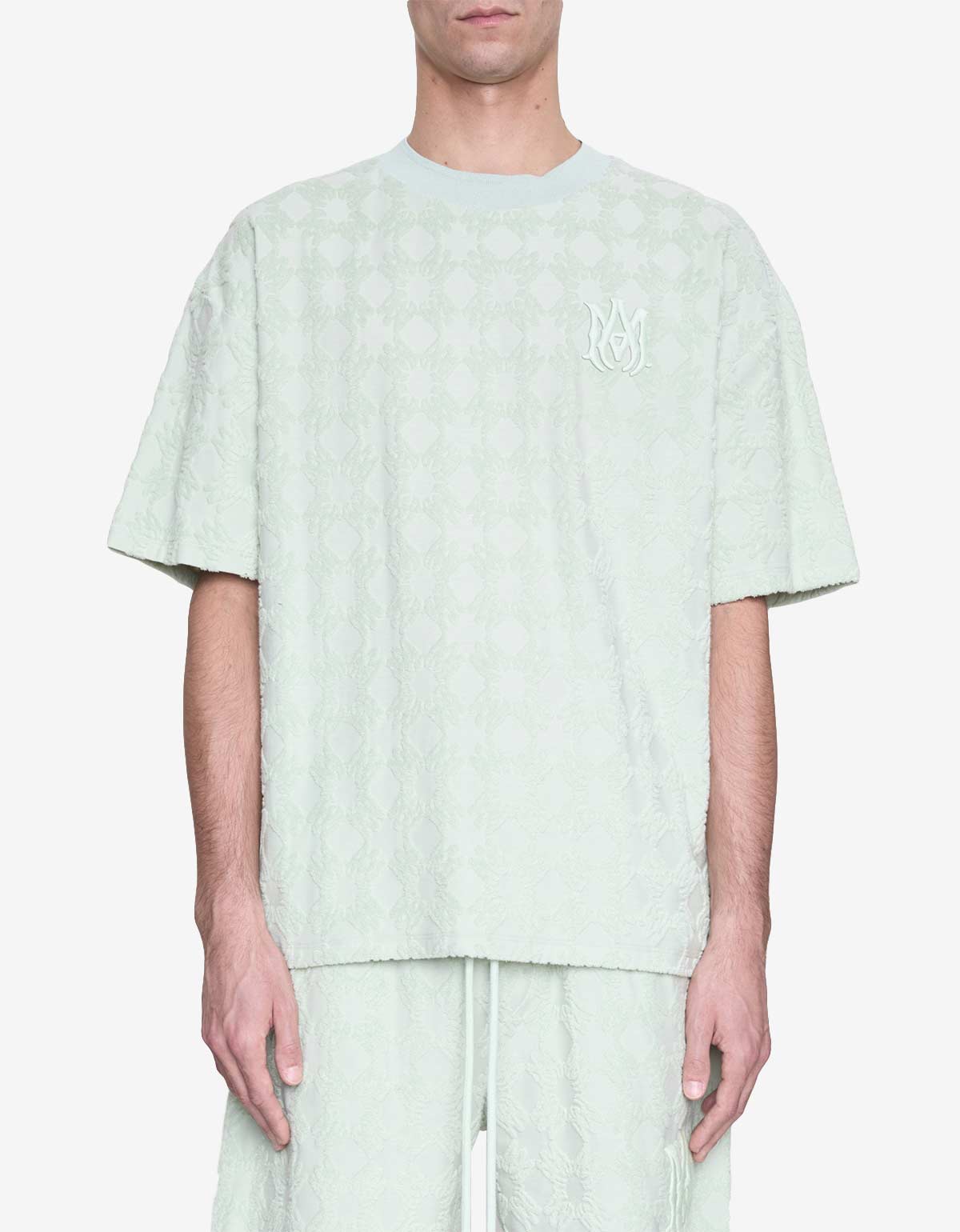 Amiri Green MA Quad Towelling Oversized T-Shirt – Zoo Fashions