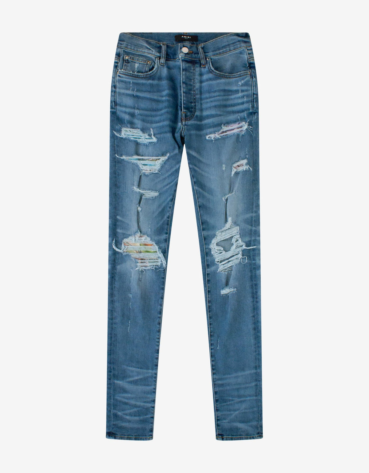 Amiri Hawaiian Patch Rosebowl Jeans