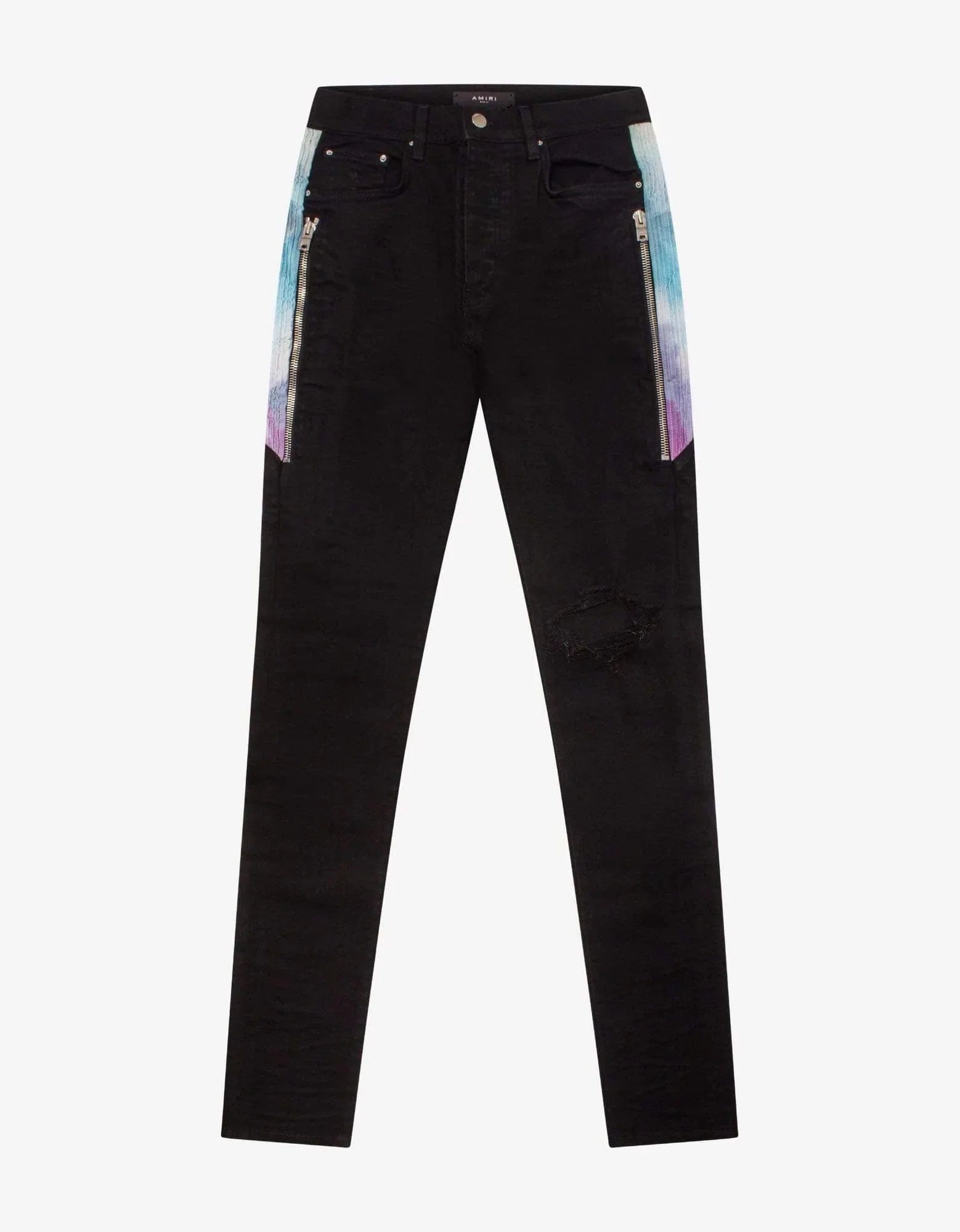 Amiri Jeans Watercolor Half Track Black - 30 / Black