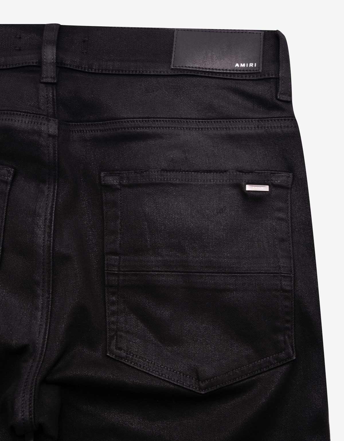 Amiri MX1 Black Wax Jeans