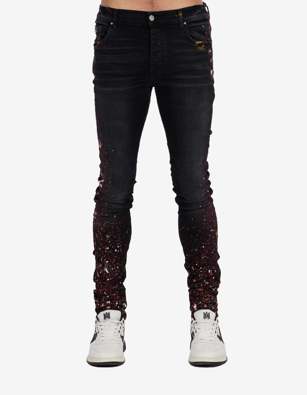 Amiri Paint Splatter Aged Black Jeans – Zoo Fashions