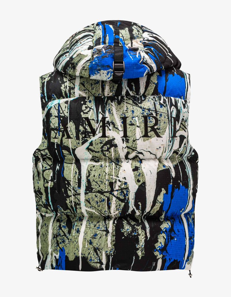 Amiri Splatter Down Gilet