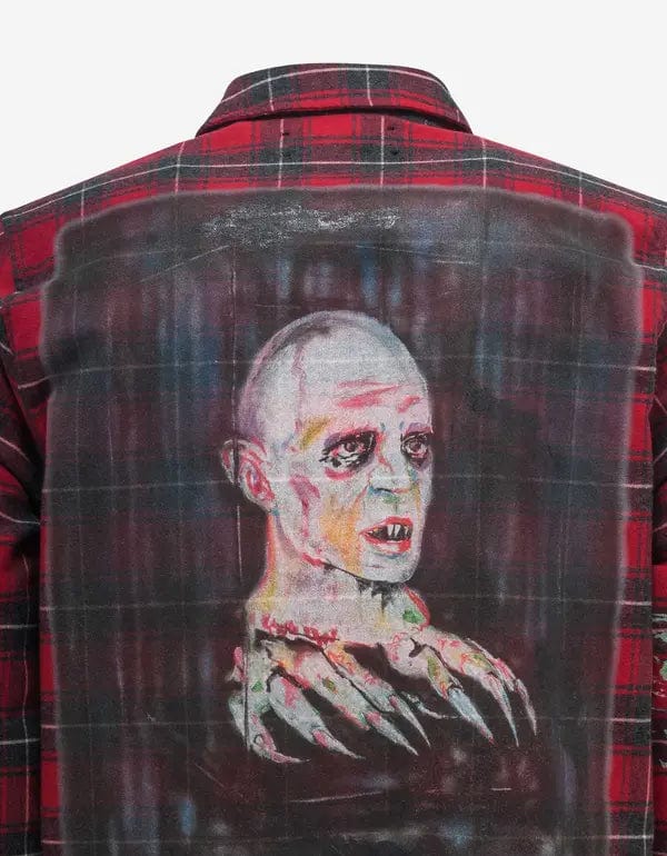 Amiri Wes Lang Blood '38 Red Check Shirt – Zoo Fashions Amiri Wes Lang Blood '38 Red Check Shirt – Zoo Fashions