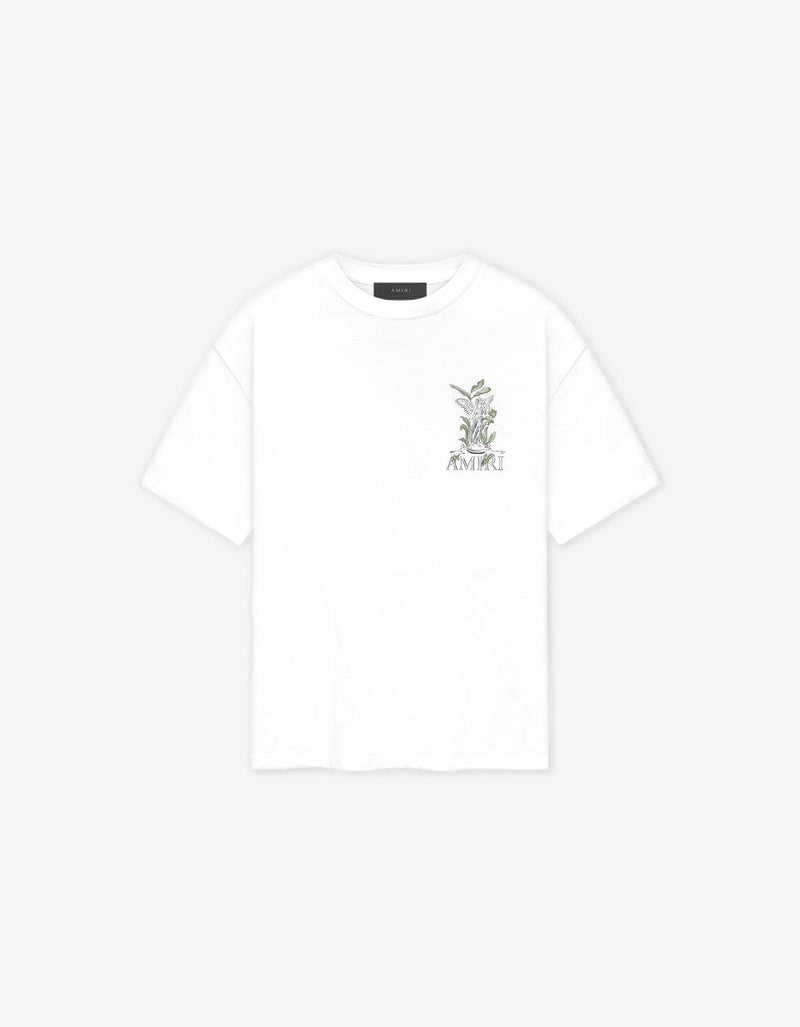 Amiri White Garden Print T-Shirt