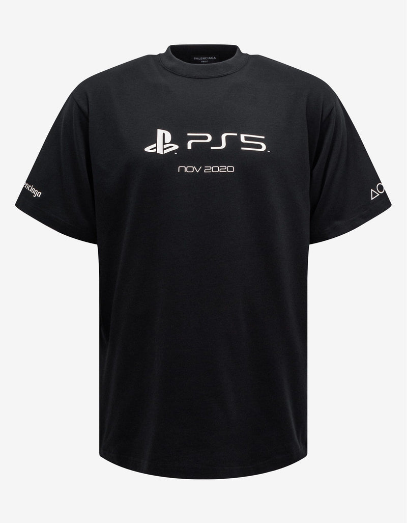 Balenciaga Balenciaga Black Playstation Boxy T-Shirt