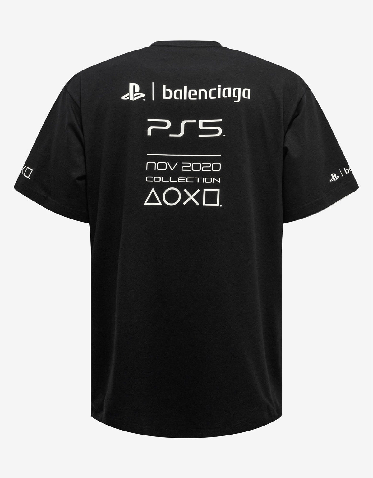 Balenciaga Balenciaga Black Playstation Boxy T-Shirt