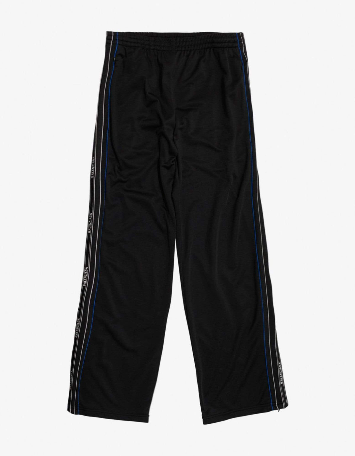 Balenciaga Balenciaga Black Stripe Logo Sweat Pants