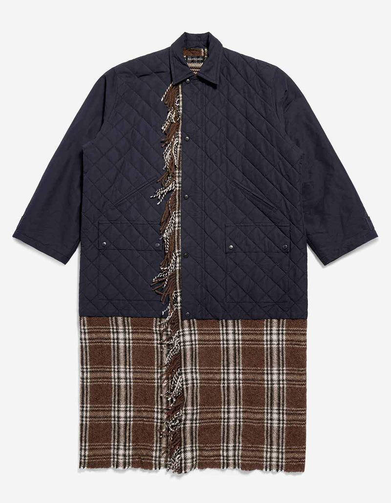 Balenciaga Balenciaga Blue Layered Parka