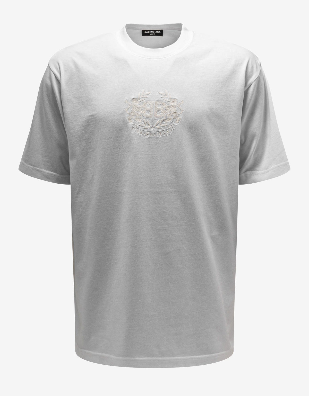 Balenciaga Balenciaga White GITD Lion's Laurel Boxy T-Shirt