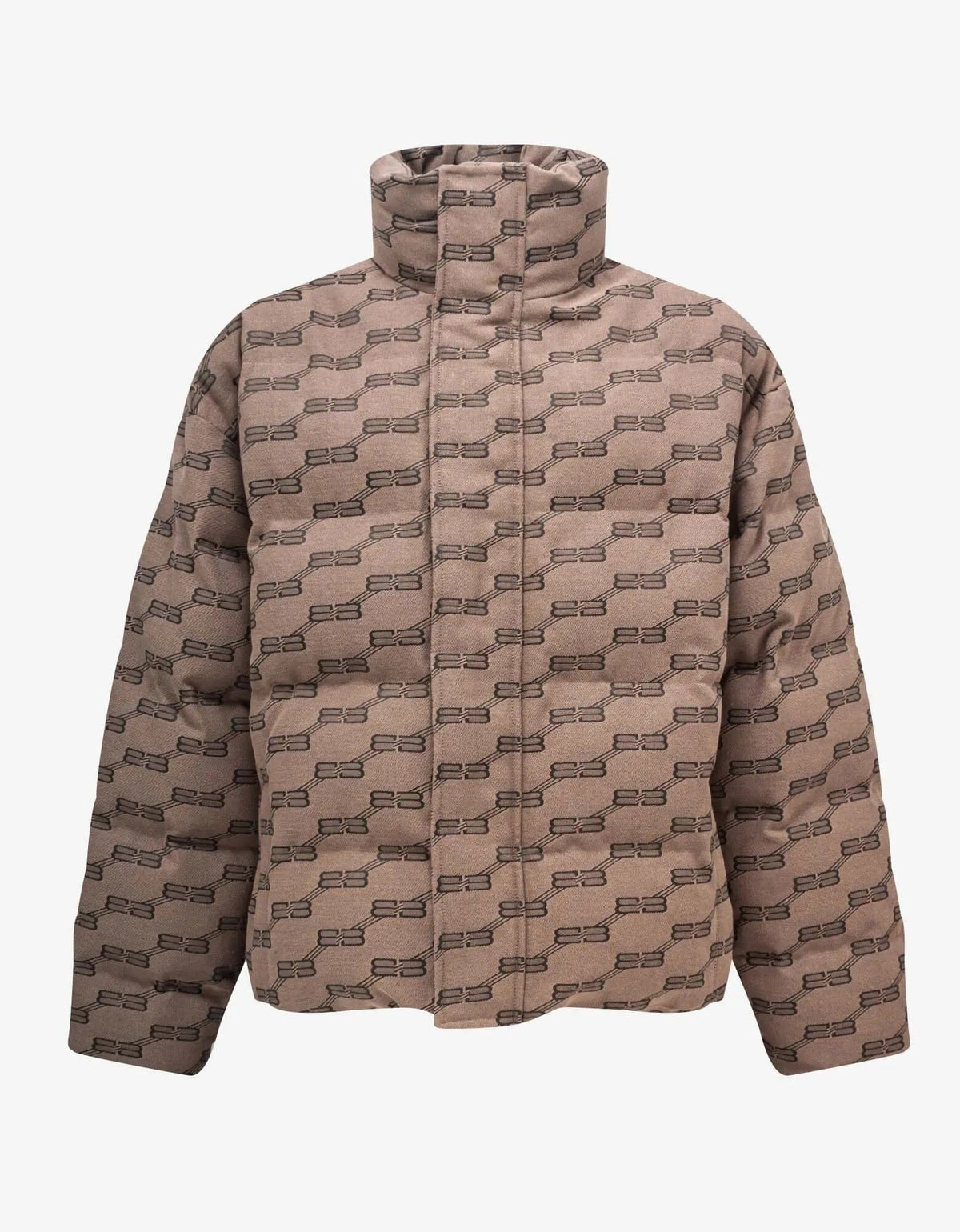 Balenciaga Beige All-Over BB Monogram Puffer Jacket – Zoo Fashions