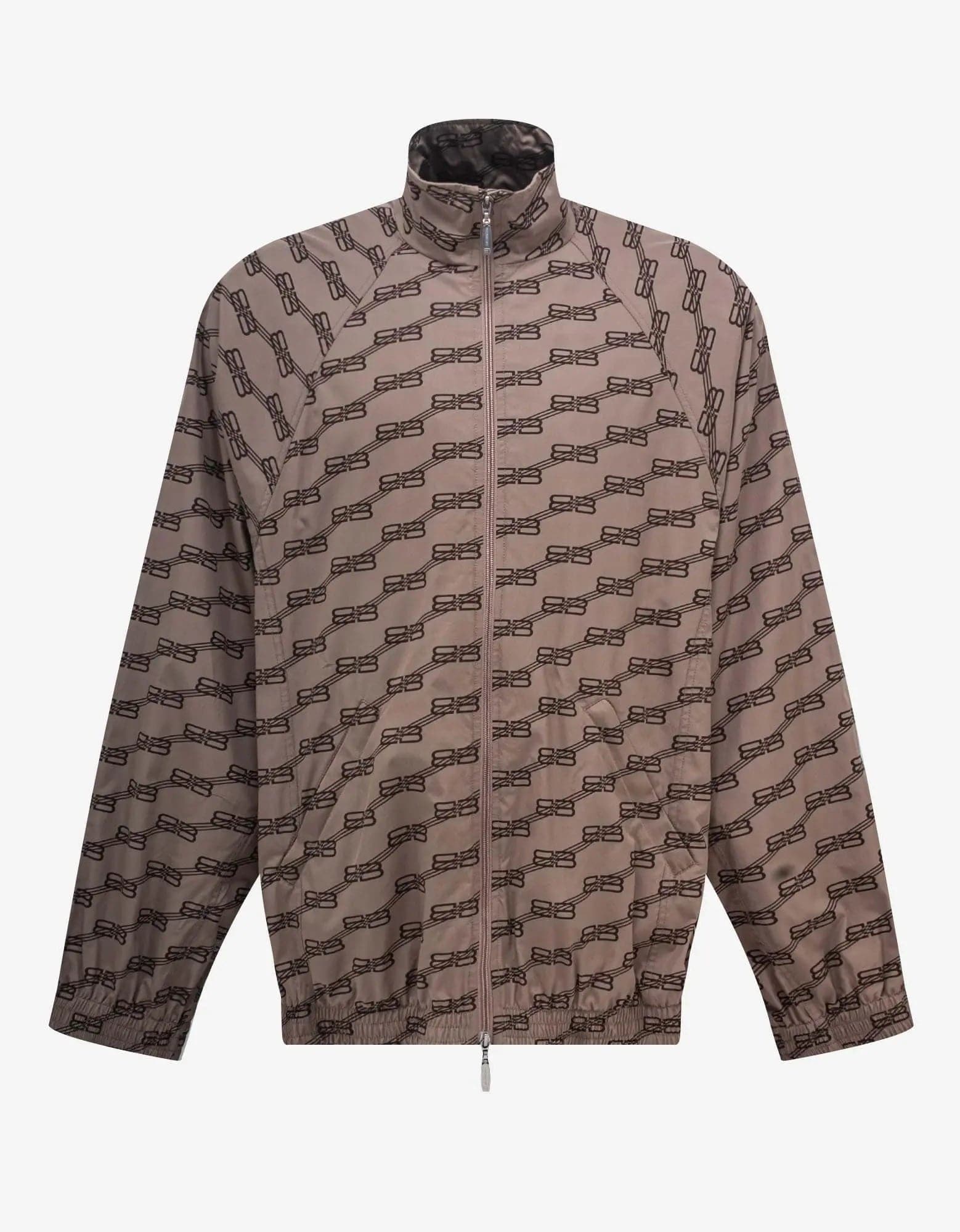 Balenciaga Beige All-Over BB Monogram Tracksuit Jacket – Zoo
