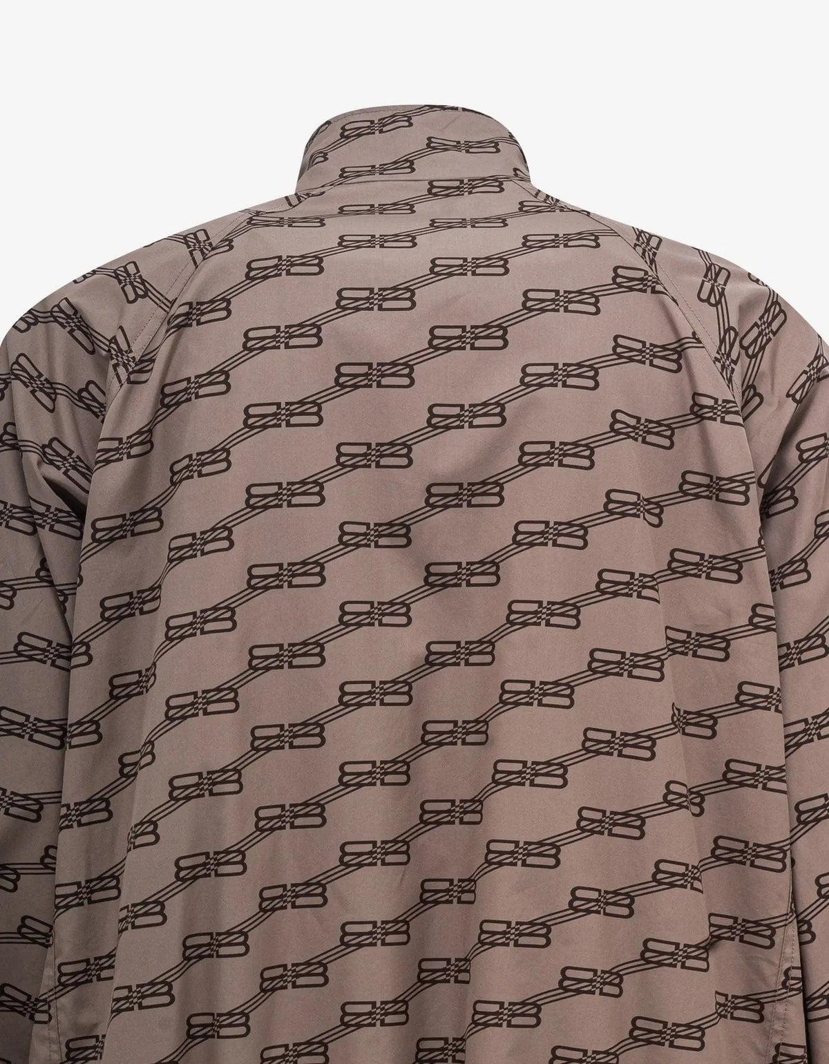 Balenciaga Beige All-Over BB Monogram Tracksuit Jacket