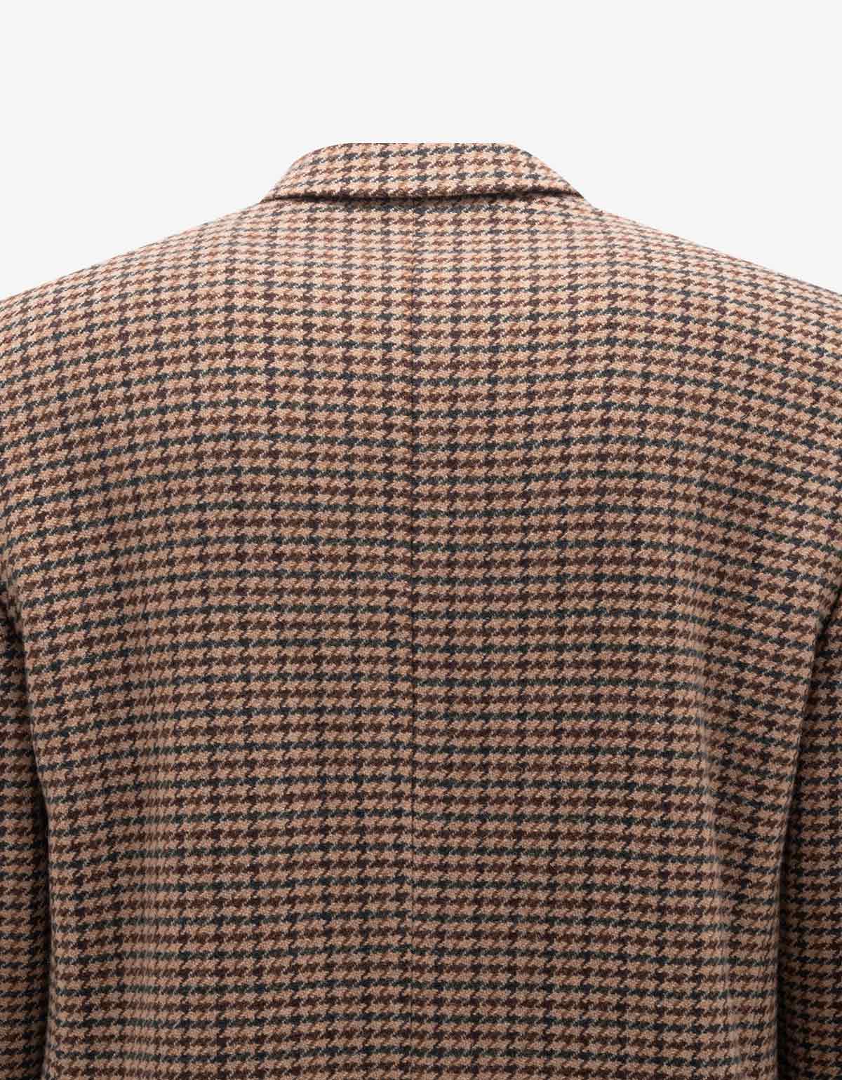 Balenciaga Beige Houndstooth Blazer Jacket