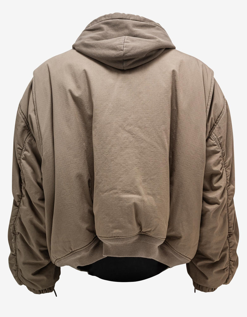 Balenciaga Beige Unity Bomber Jacket