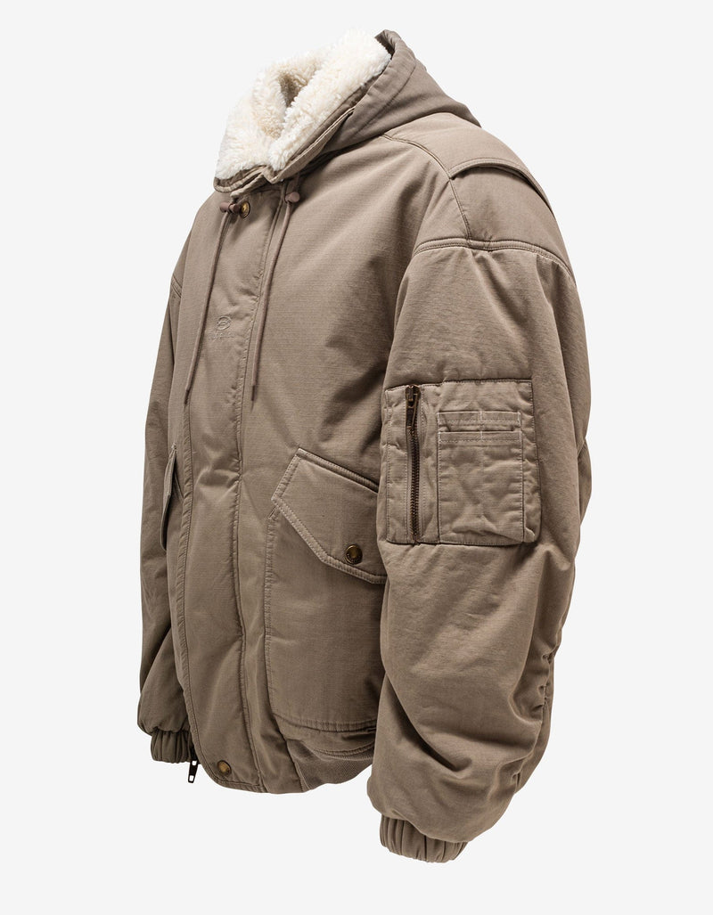Balenciaga Beige Unity Bomber Jacket