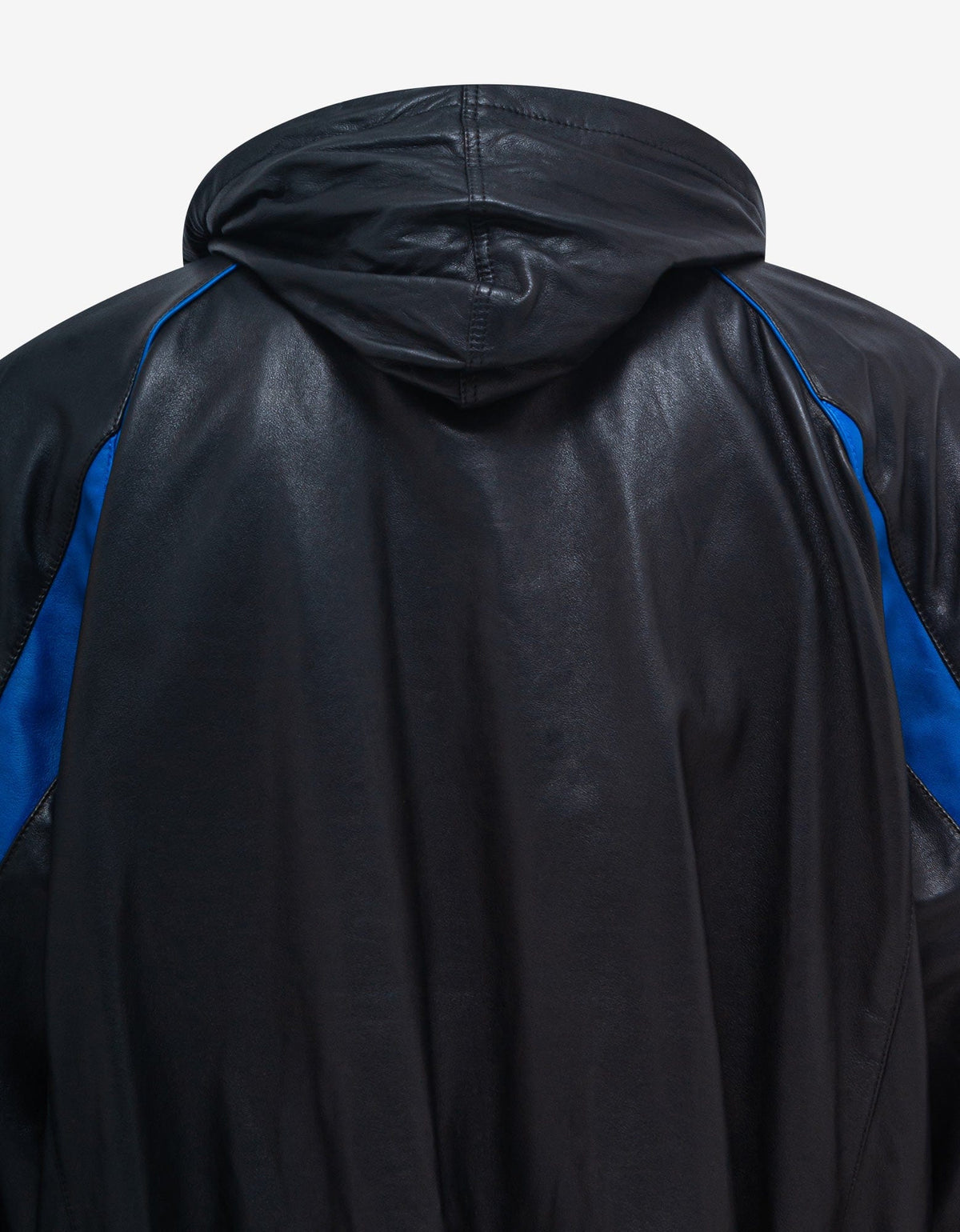 Balenciaga Black 3B Sports Icon Leather Jacket